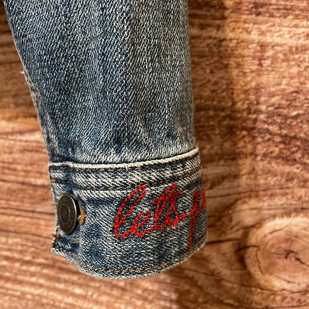 American Eagle jean jacket ‘just for fun’ - Picture 8 of 8